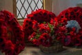 TYNEHAM Ã¢â¬â DECEMBER 27: British Royal Legion Remembrance wreath